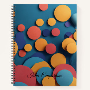 Spiral Notebook Gedankenblasen: Wo Ideen aufgehen Notizblock