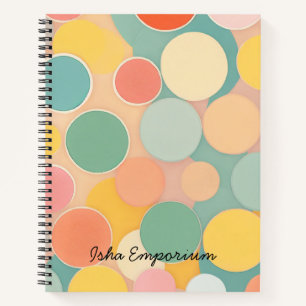 Spiral Notebook Gedankenblasen: Wo Ideen aufgehen Notizblock