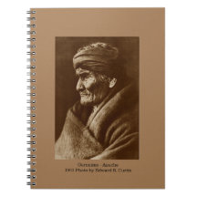 Spiral Notebook Geronimo von Edward S. Curtis