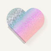 Spiral Notebook Glitzer Star Dust Notizblock (Vorderseite)