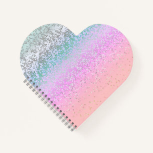 Spiral Notebook Glitzer Star Dust Notizblock
