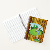 Spiral Notebook Golfer Stripe Notizblock (Innenseite)