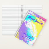 Spiral Notebook-Größe A5, Pastel Abstrakt Notizblock (Innen)