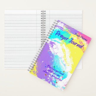 Spiral Notebook-Größe A5, Pastel Abstrakt Notizblock