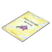 Spiral Notebook - Haben Sie Mut. Sei nett! Notizblock (Linke Seite)