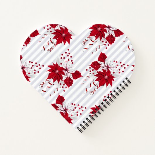 Spiral Notebook, Heart Shaped Spiral Bound Noteboo Notizblock (Rückseite)