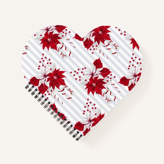 Spiral Notebook, Heart Shaped Spiral Bound Noteboo Notizblock (Vorderseite)