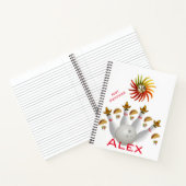 Spiral Notebook Hot Paprikaschoten Bowling Balls Notizblock (Innenseite)