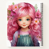 Spiral Notebook - Hübsche Little Lady Notizblock (Rückseite)