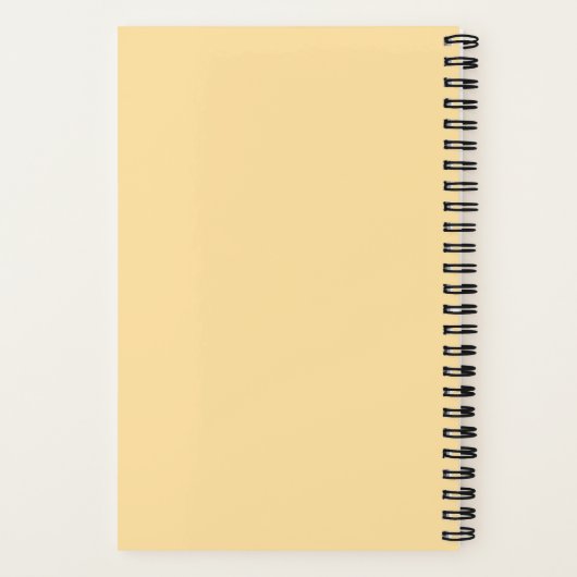 Spiral-Notebook im Collage-Stil mit Initial R Notizblock (Rückseite)