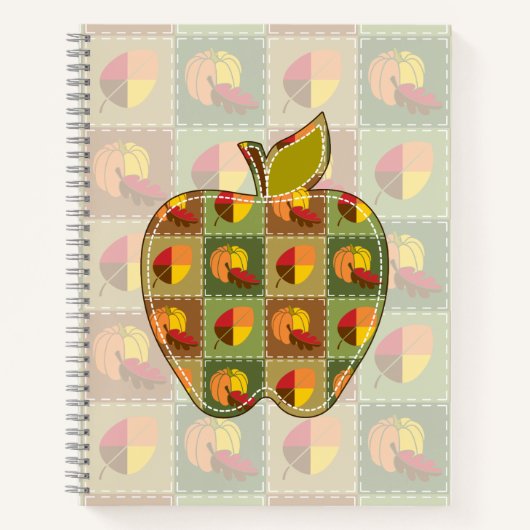 Spiral-Notebook im Herbst Notizblock (Vorderseite)