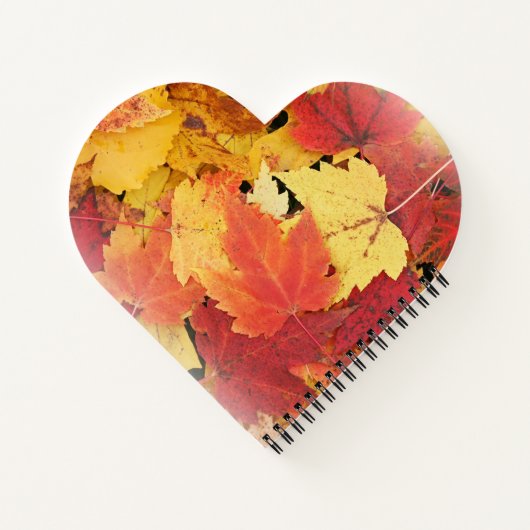 Spiral-Notebook im Herbst Notizblock (Rückseite)