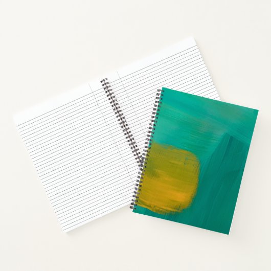 Spiral-Notebook in Misty Sun Design Notizblock (Innenseite)