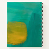 Spiral-Notebook in Misty Sun Design Notizblock (Rückseite)