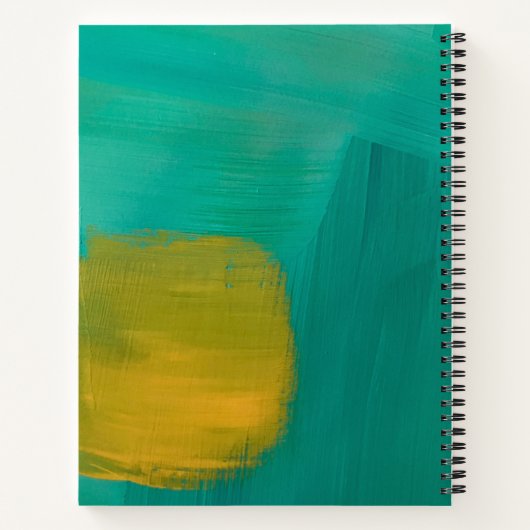 Spiral-Notebook in Misty Sun Design Notizblock (Rückseite)