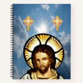 Spiral Notebook Jesus Notizblock (Vorderseite)