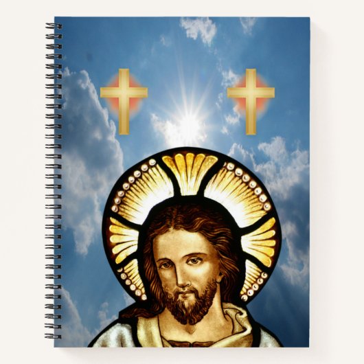 Spiral Notebook Jesus Notizblock (Vorderseite)
