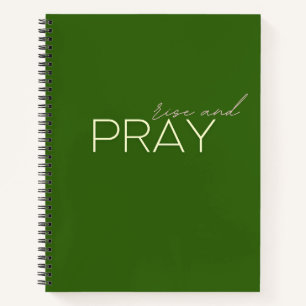 Spiral Notebook Journals aufstehen und beten Notizblock