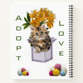 Spiral Notebook Kitten Cat AdoptionGarn Cat Condo Notizblock (Rückseite)
