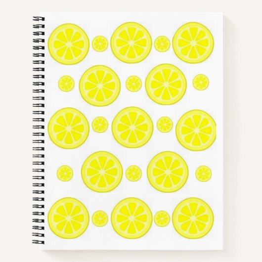 Spiral Notebook Lemon Notizblock (Vorderseite)