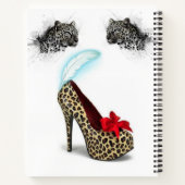 Spiral Notebook Leopard Heels Notizblock (Rückseite)