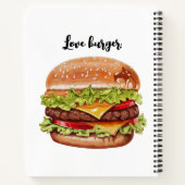 Spiral Notebook Liebe Food Notizblock (Rückseite)