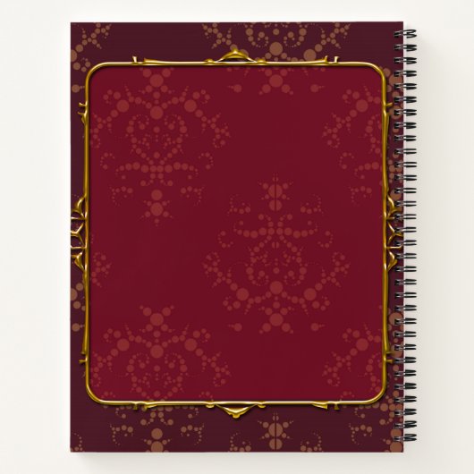 Spiral Notebook Lovely Moon Design Notizblock (Rückseite)