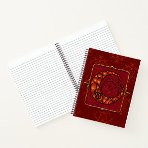 Spiral Notebook Lovely Moon Design Notizblock