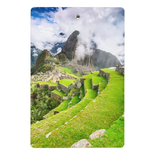 Spiral Notebook Machu Picchu, Cusco - Peru Mini Klemmbrett (Rückseite)