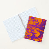 spiral notebook marble design 120 squared pages notizblock (Innenseite)