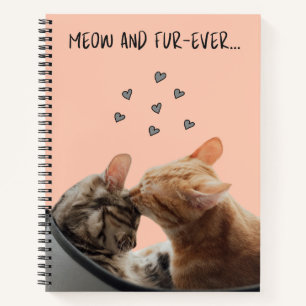Spiral Notebook, Meow und Fur Ever Notizblock