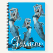 Spiral Notebook Mermaid Notizblock (Vorderseite)