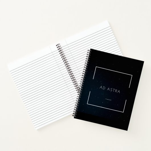 Spiral-Notebook mit Ad Astra Print Notizblock (Innenseite)
