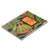 Spiral-Notebook mit ägyptischem Cover-Design Notizblock (Linke Seite)