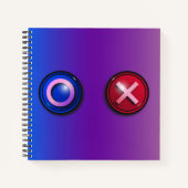 Spiral-Notebook mit Game-Wähltasten Notizblock (Vorderseite)