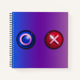 Spiral-Notebook mit Game-Wähltasten Notizblock