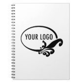 Spiral-Notebook mit Logo-Branding für Unternehmen Notizblock (Vorderseite)