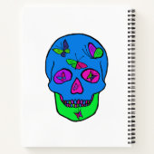 Spiral Notebook mit Skull Butterfly Design. Notizblock (Rückseite)