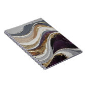 Spiral Notebook mit traumhaftem Design für lila We Notizblock (Rechte Seite)