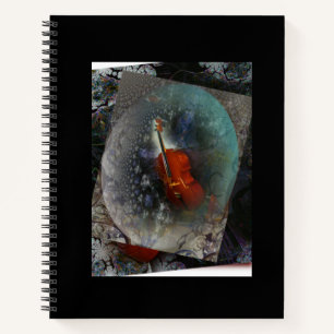Spiral Notebook Music Cello Notizblock