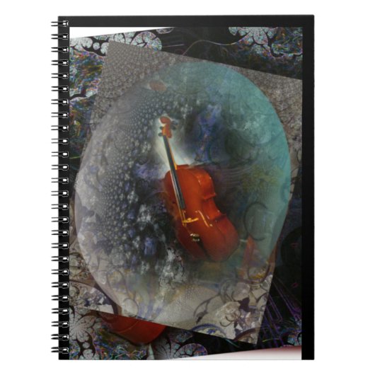 Spiral Notebook Music Cello Notizblock (Vorderseite)