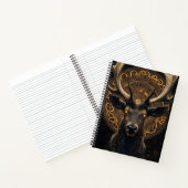 Spiral Notebook – Mystic Deer Guardian | Fantasy A Notizblock (Innenseite)