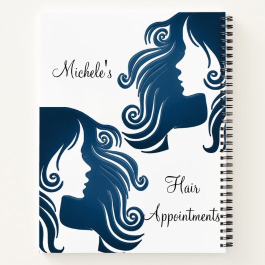 Spiral Notebook Nail Termin Schönheitssalon Notizblock (Rückseite)