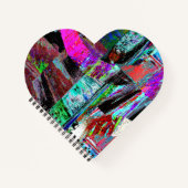 Spiral Notebook – Neon Pulse Notizblock (Vorderseite)