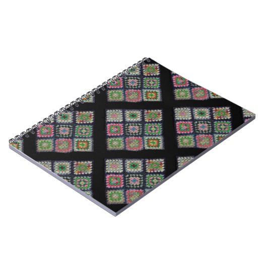 Spiral Notebook - Neun Patch afghanisch Notizblock (Linke Seite)
