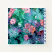 Spiral Notebook Nigella Floral Design Notizblock (Rückseite)