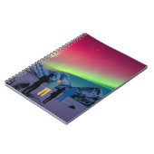 Spiral Notebook - Northern lights aurora borealis. Notizblock (Linke Seite)