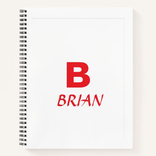 Spiral Notebook Notizblock (Vorderseite)