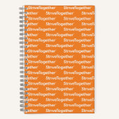 Spiral Notebook - Orange Notizblock (Vorderseite)