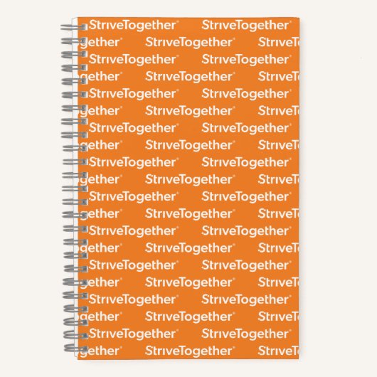 Spiral Notebook - Orange Notizblock (Vorderseite)